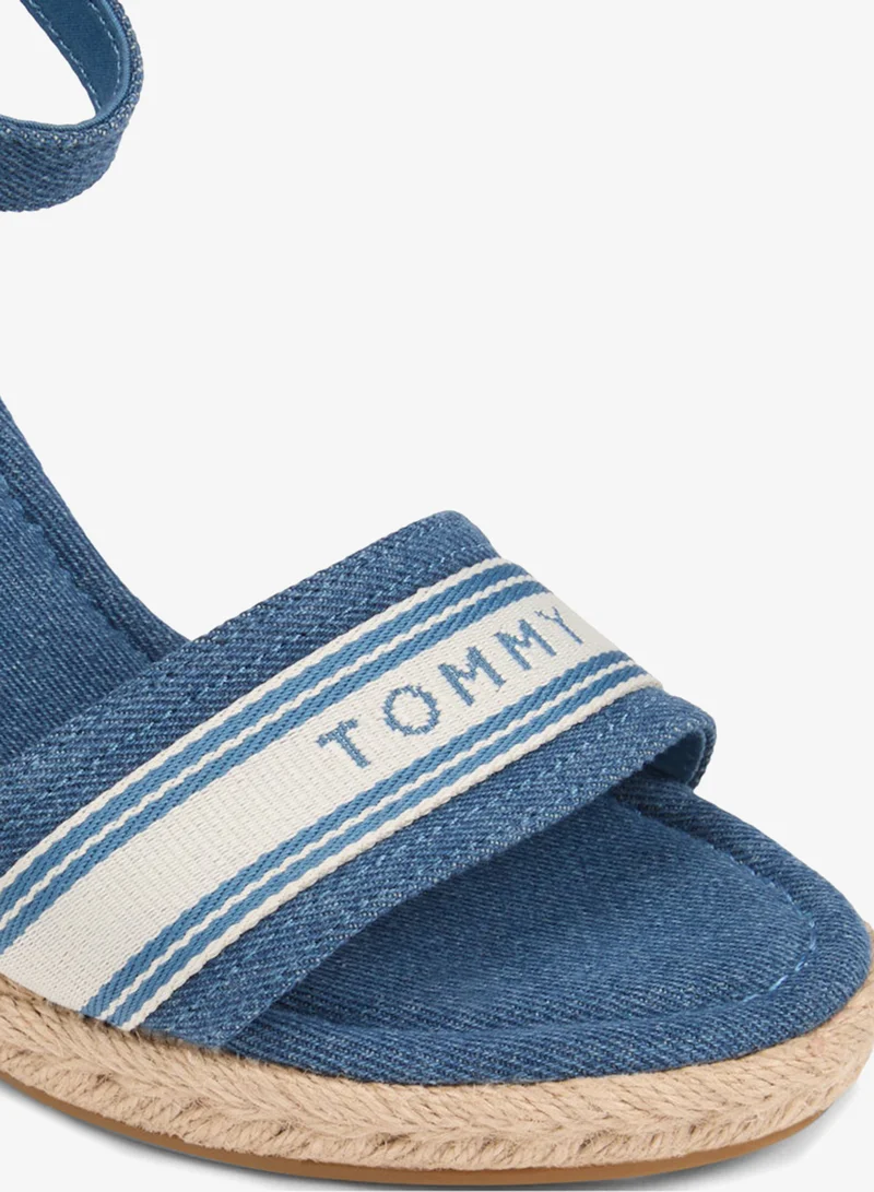 TOMMY HILFIGER  Canvas Denim Wedge Espadrilles for Women | Best Price UAE